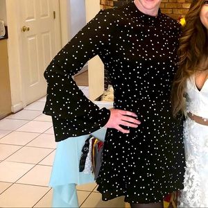 Cute Lucky Brand bell sleeve minidress